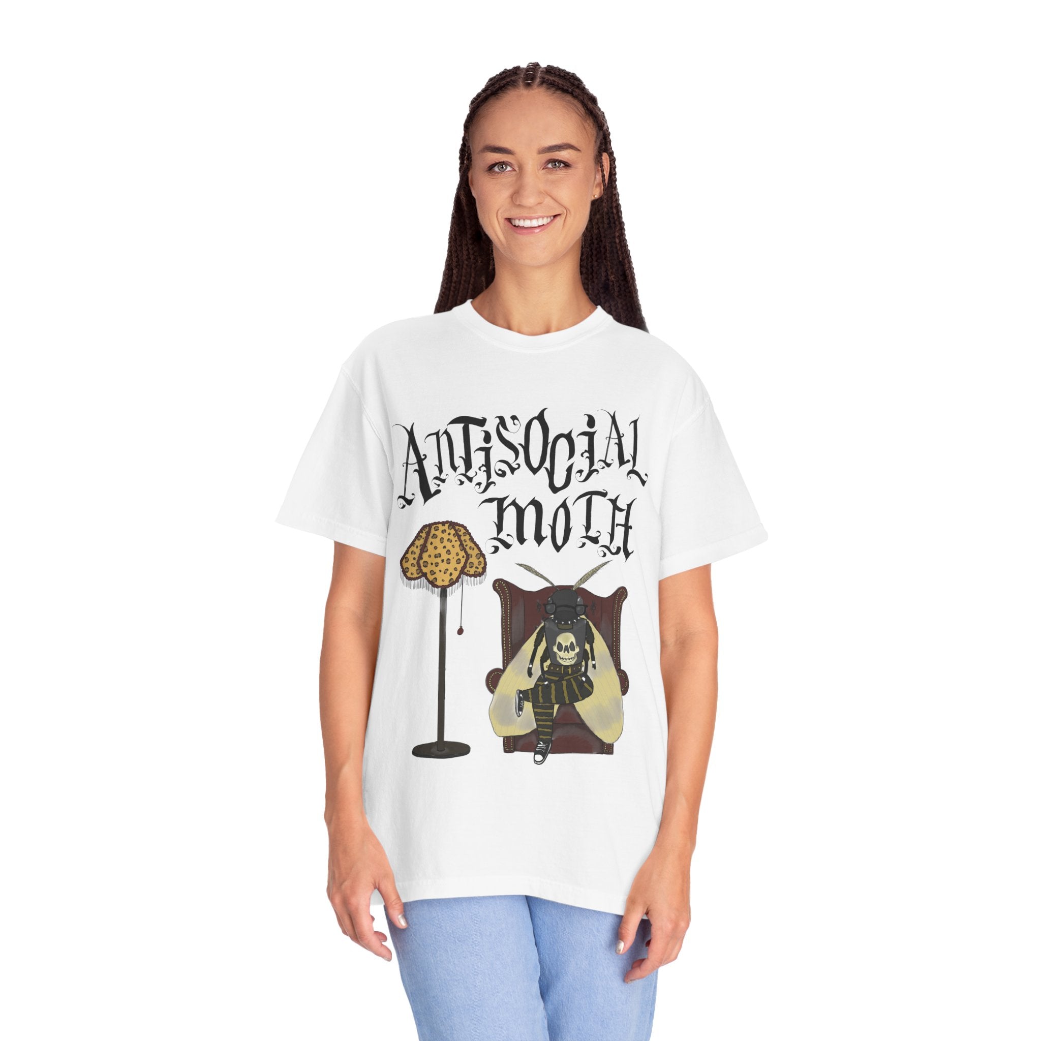 Antisocial Moth Graphic T-Shirt