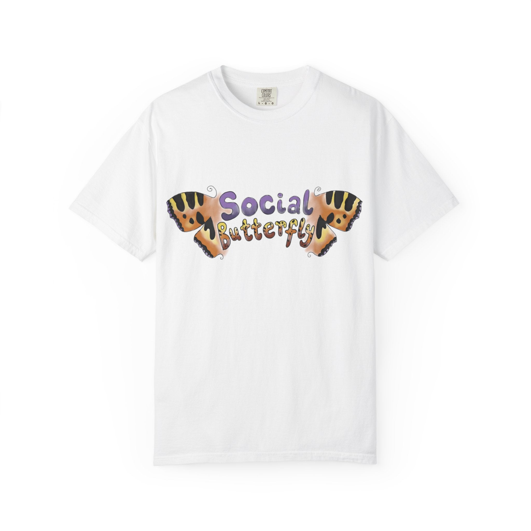 Social Butterfly Graphic T-Shirt