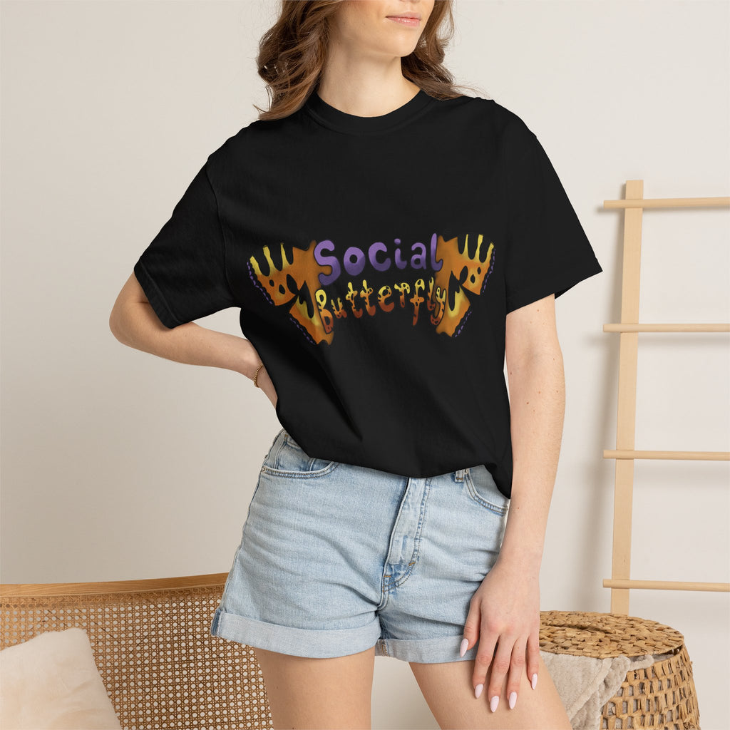 Social Butterfly Graphic T-Shirt
