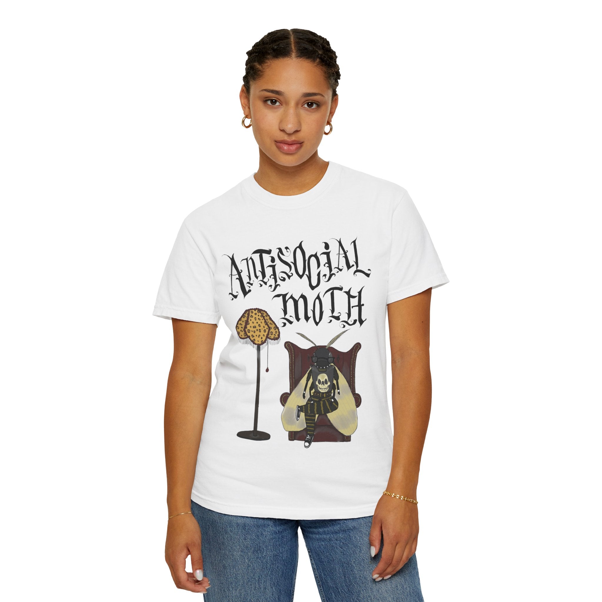 Antisocial Moth Graphic T-Shirt