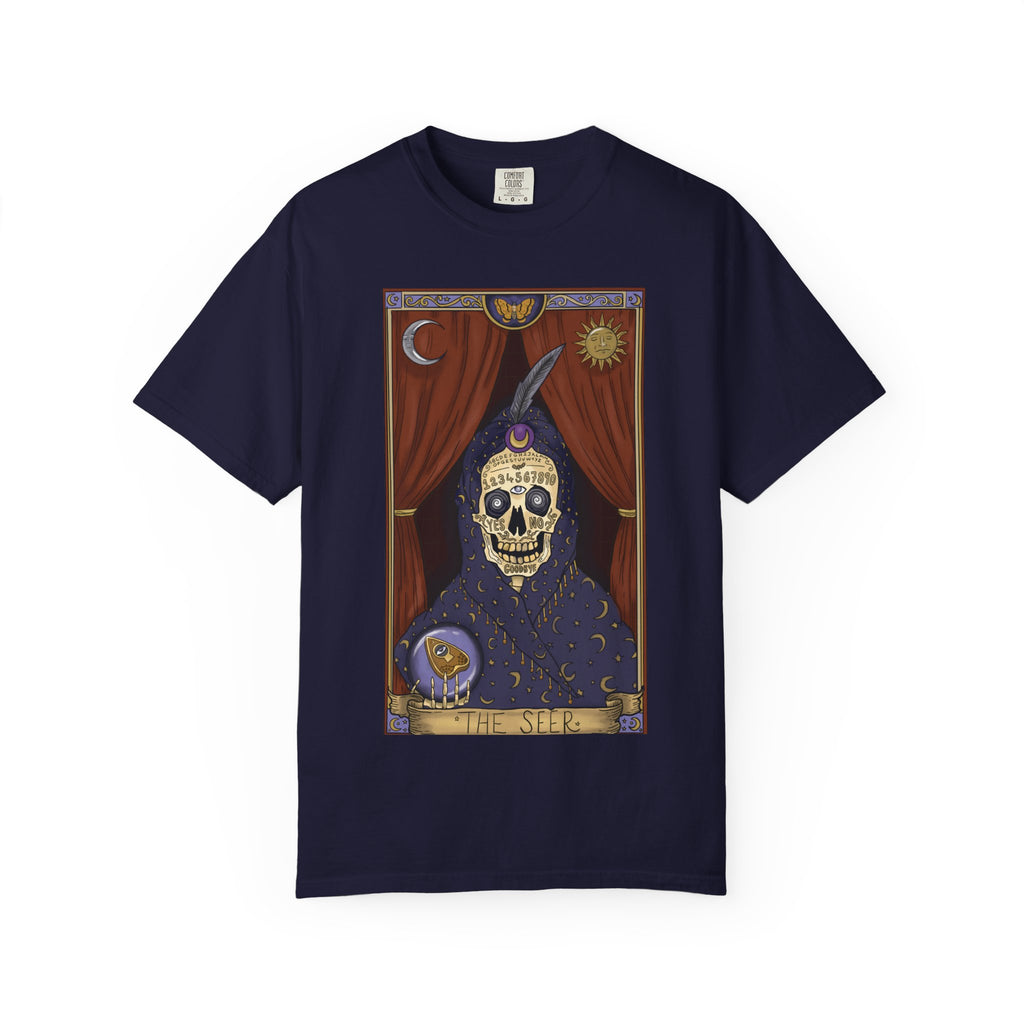 Tarot Skull Tee — Mystic Fortune-Teller Graphic T-Shirt