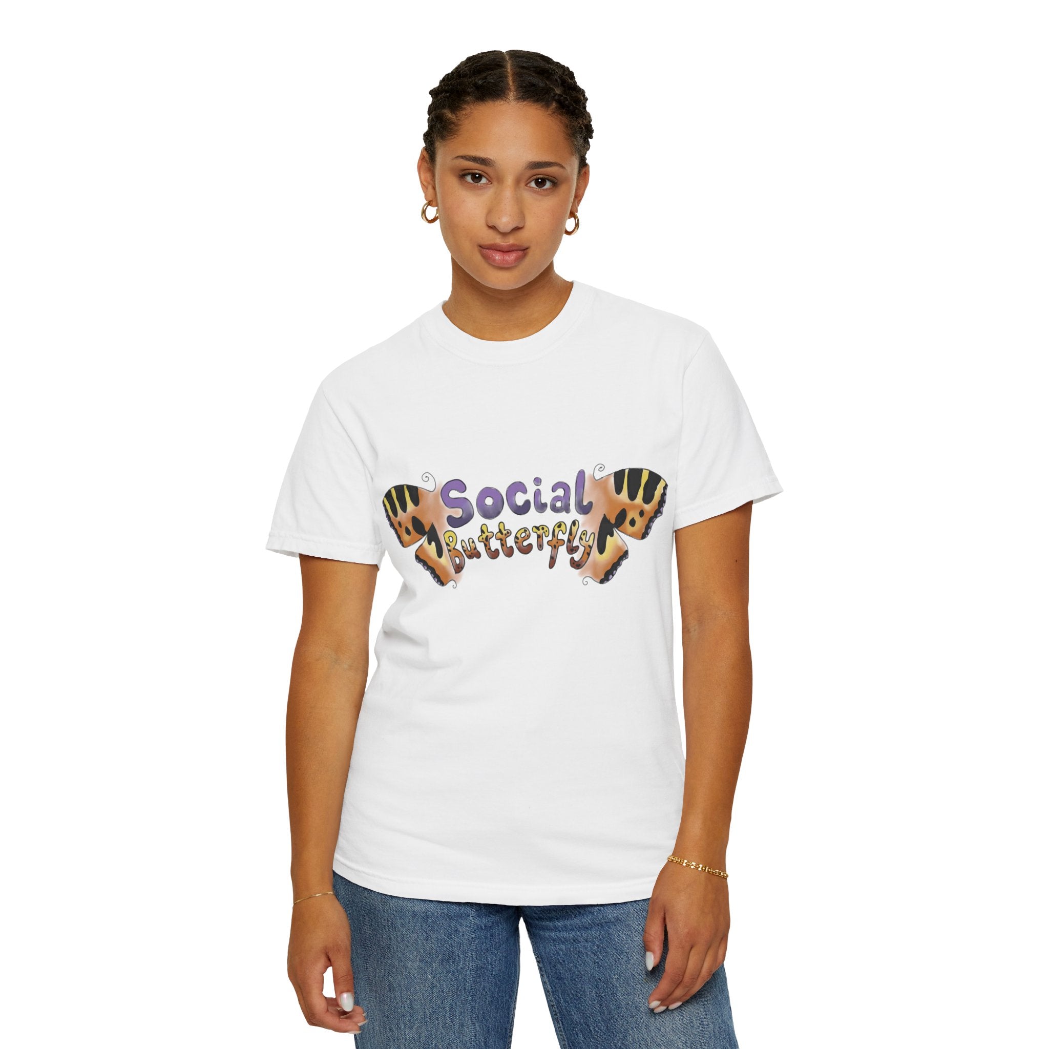 Social Butterfly Graphic T-Shirt