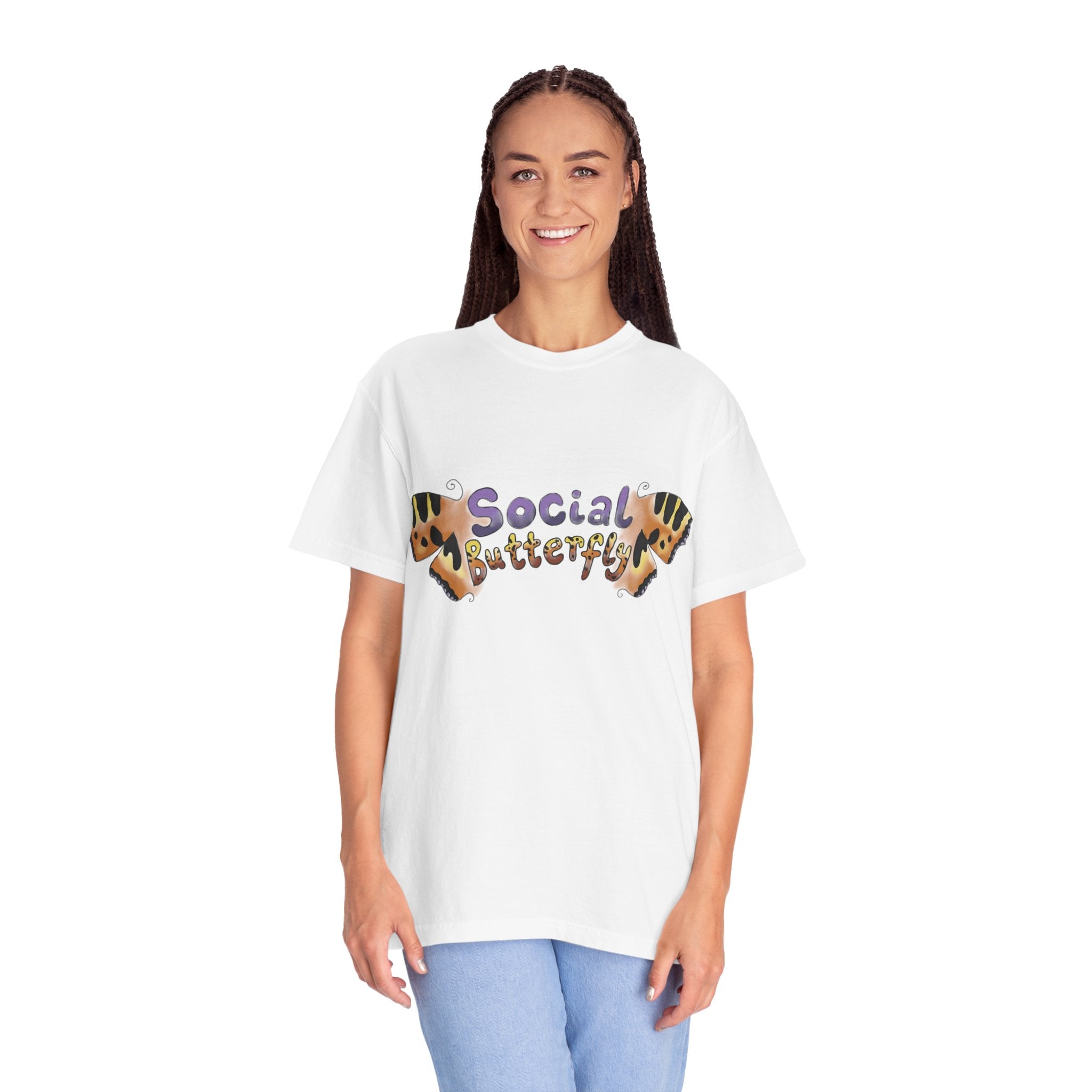 Social Butterfly Graphic T-Shirt