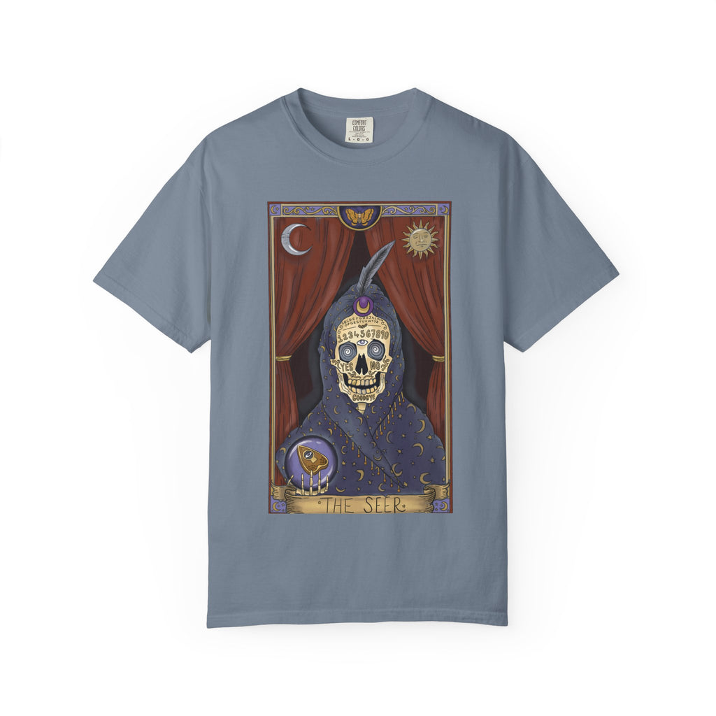 Tarot Skull Tee — Mystic Fortune-Teller Graphic T-Shirt