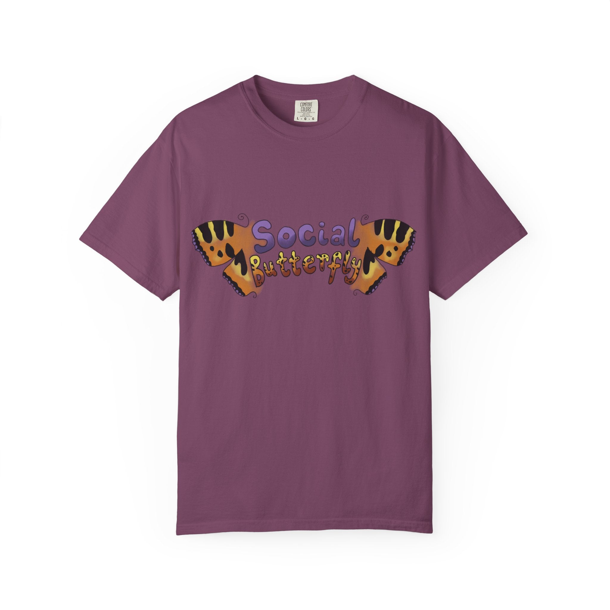 Social Butterfly Graphic T-Shirt
