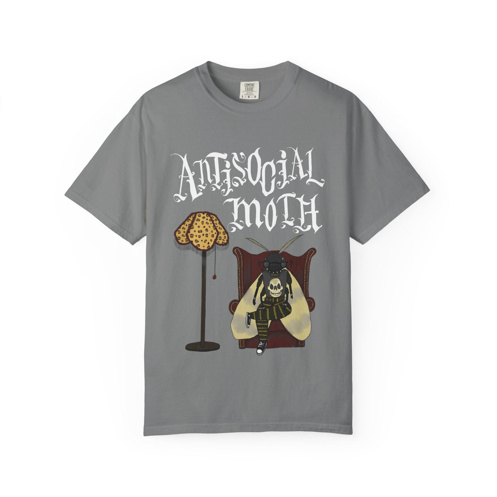 Antisocial Moth Graphic T-Shirt - Dark
