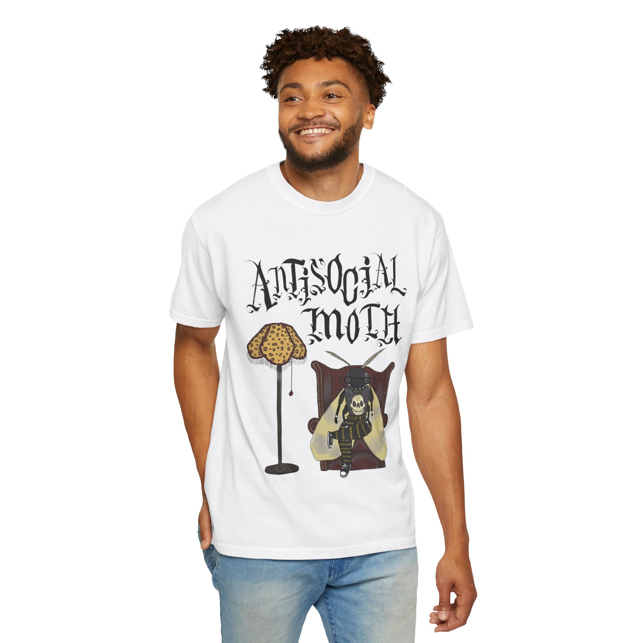 Antisocial Moth Graphic T-Shirt