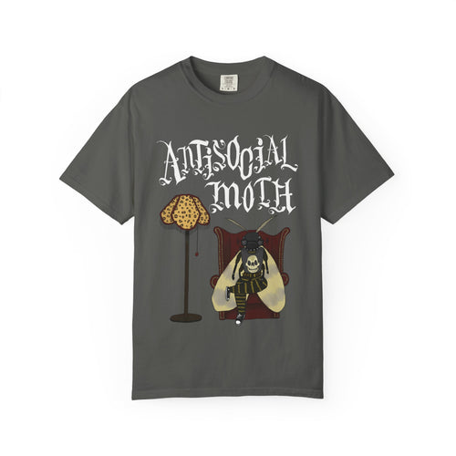 Antisocial Moth Graphic T-Shirt - Dark